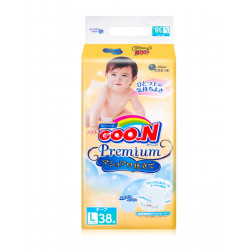 Підгузки Goo.N Super Premium Marshmallow унісекс L 9-14 кг