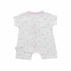 Песочник для девочки Baby Bol хлопок трикотаж принт кнопки спереди 10052/pink/3m