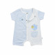 Пісочник для хлопчика Baby Bol бавовна трикотаж принт кнопки спереду 10058/light_blue