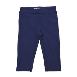 Легінси для дівчинки BabyBol бавовна іній трикотаж 10490 / navy_blue