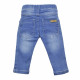 Джинси для дівчинки BabyBol денім з потертостями 10477 / denim