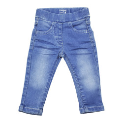 Джинси для дівчинки BabyBol денім з потертостями 10477 / denim
