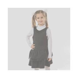 Сарафан для девочки Kids Couture школьный черный