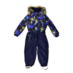 Комбинезон для мальчика LENNE COLD зимний капюшон штрипки