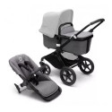 Універсальна коляска 2 в 1 Bugaboo Fox 3 BLACK/GREY MELANGE без каптура