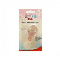Кліпса для пустушок з стрічкою Baby Rose