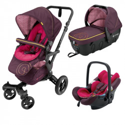 Коляска универсальная 3 в 1 NEO TRAVEL SET, Tomato Red ( красная)