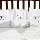 Комплект постільної білизни Верес Smiling Animals White-Gray