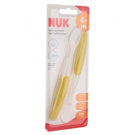 Мягкая ложка для кормления NUK Easy Learning