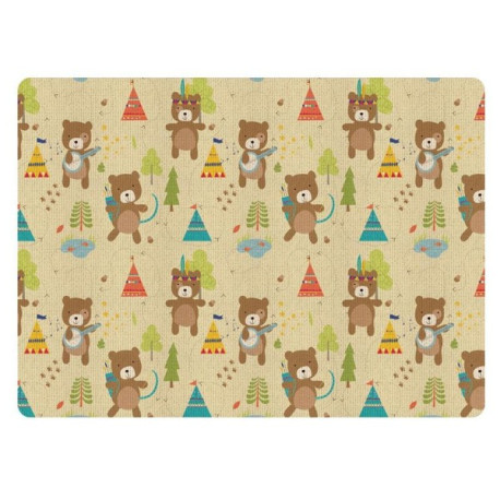 Игровой развивающий коврик Alzipmat INDIAN BEAR