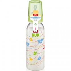 Бутылочка NUK с силиконовой соской (0-6 мес.)