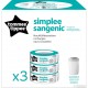 Кассеты Tommee Tippee "SANGENIC Simplee"