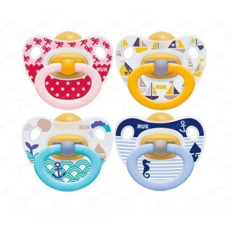 Пустышка успокаивающая NUK Happy Kids(0-6 м.)