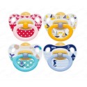 Пустышка успокаивающая NUK Happy Kids(0-6 мес.)