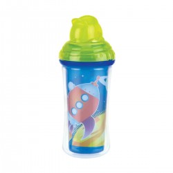 Поильник Nuby Click-it с трубочкой, 270 мл