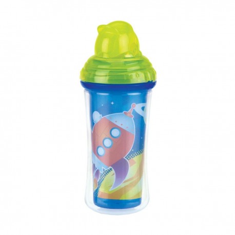 Поильник Nuby Click-it с трубочкой, 270 мл