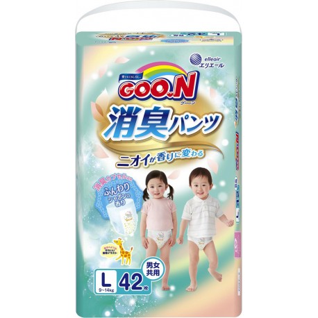 Подгузники-трусики Goo.N Aromagic Deo Pants L 9-14 кг унисекс