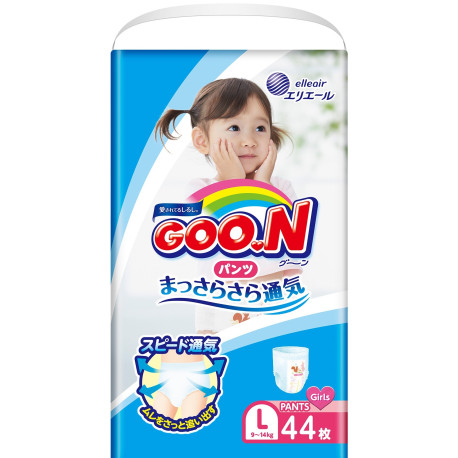 Підгузки-трусики Goo.N для дівчаток   9 - 14 кг