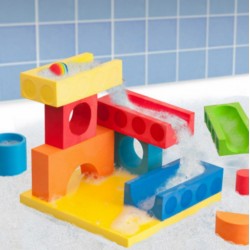 Набір плаваючих блоків для ванни Just Think Toys Bath Blocks Floating Ball Run & Waterfall Set