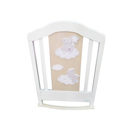 Кроватка-качалка Baby Italia Coccolo White/Dove grey