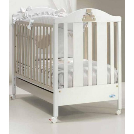Детская кроватка Baby Italia Theo White-Grey