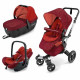 Коляска универсальная 3 в 1 NEO TRAVEL SET, Tomato Red ( красная)