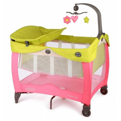 Манеж кроватка Graco Contour Elecrta Vibe Circus