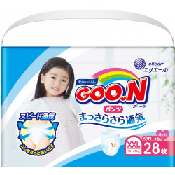 Підгузки-трусики Goo.N для дівчаток XХL 13-25 кг