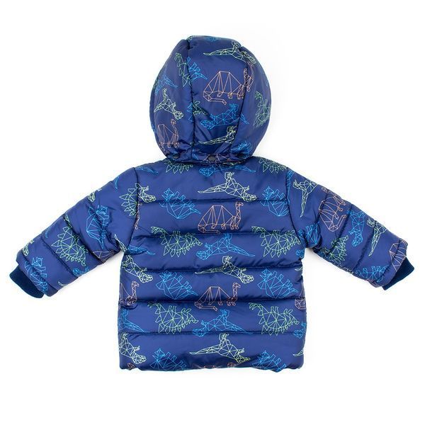 Куртка для хлопчика Babybol демісезонна стьобана з каптуром 28282/navy_blue/24m фото
