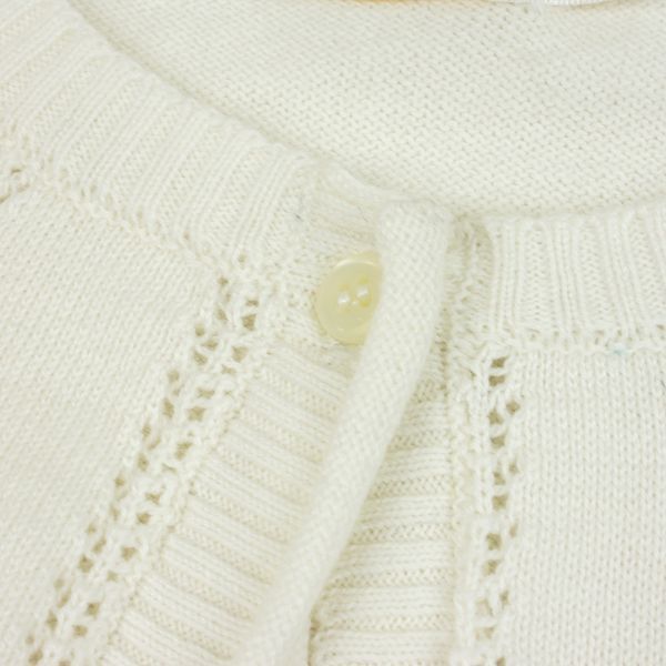 Болеро для дівчинки Babybol в'язане 18196/off_white/3A фото