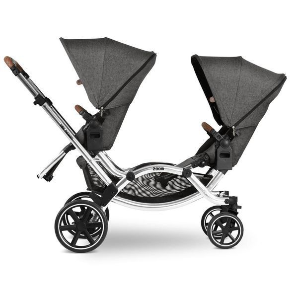 Коляска для двойни ABC design 2 в 1 ZOOM Asphalt 12002522003/K1 фото