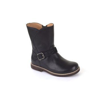 Сапоги для девочки Froddo демисезонные натуральная кожа молния G3160067/Black/31 фото
