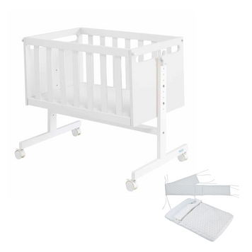 Люлька детская "CODODO", White+ постель, Micuna MO-1639/TX-1640-Grey/TX-1694 фото