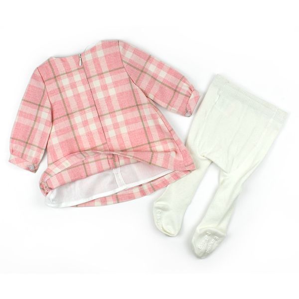 Комплект для дівчинки Babybol сукня колготи 28178/pink/18m фото
