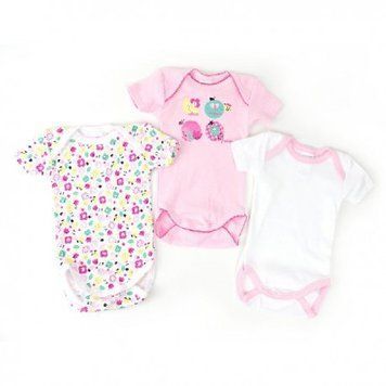 Комплект (3 боді) Absorba для дівчинки 6L60036/30/9m фото
