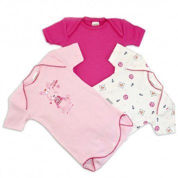 Комплект (боді 3 шт) Absorba для дівчинки 6J60156/30/18m фото