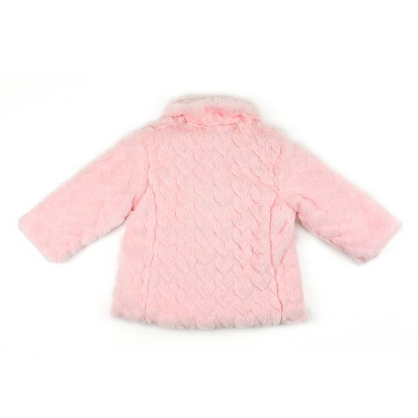 Шуба для дівчинки Babybol штучне хутро 28194/pink/6m фото
