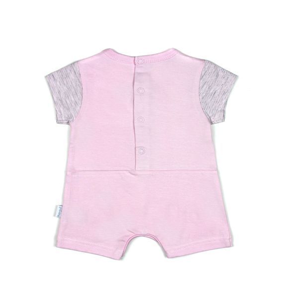 Песочник для девочки Babybol новорождённой летний хлопок трикотаж 19052/pink/1m фото