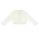 Болеро для дівчинки Babybol в'язане 18196/off_white/18m фото 1