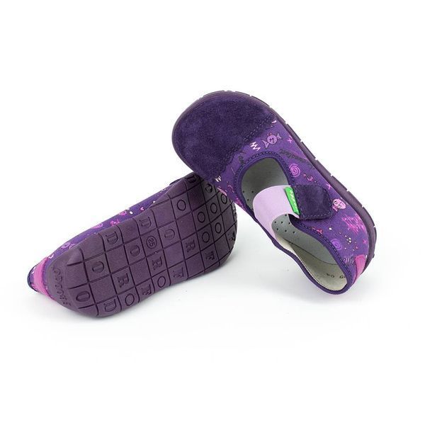 Капці для дівчинки Froddo натуральна шкіра текстиль G1700205-2/violet G1700205-2/violet/20 фото