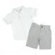 Комплект для хлопчика Babybol сорочка короткий рукав шорти 18290/grey/24m фото 1
