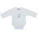 Боди детский Babybol для новорожденного длинный рукав 193/white/0m фото 1