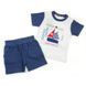 Комплект для мальчика Babybol летний хлопок трикотаж футболка шорты 18207/navy_blue/12m фото 1