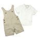 Комплект для хлопчика Babybol футболка комбінезон 18297/beige/9m фото 1