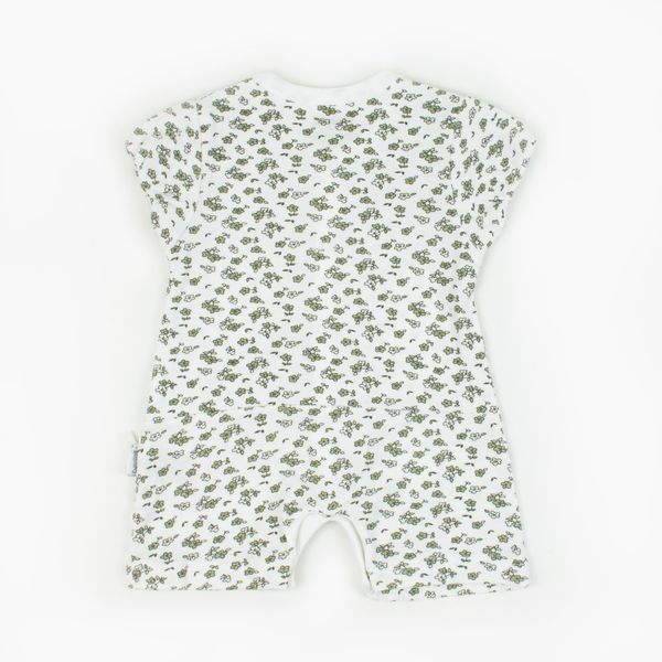 Песочник для девочки Babybol хлопок трикотаж застёжка спереди 18054/off_white/1m фото