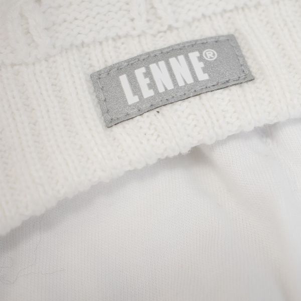 Шапка для дівчинки LENNE DANELY демісезонна в'язана на зав'язках 18245/001/46 фото