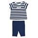 Комплект для девочки Babybol хлопок футболка шорты 19161/navy_blue/12m фото 1