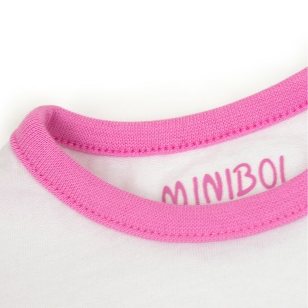 Піжама для дівчинки Babybol літня бавовна футболка шорти 18501/pink/2A фото