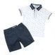 Комплект для хлопчика Babybol літній футболка поло шорти 18229/navy_blue/3A фото 1