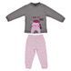 Пижама для девочки Babybol хлопок реглан штаны 29509/pink/2A фото 1